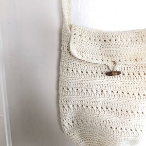 Vintage Crochet 1960s Purse